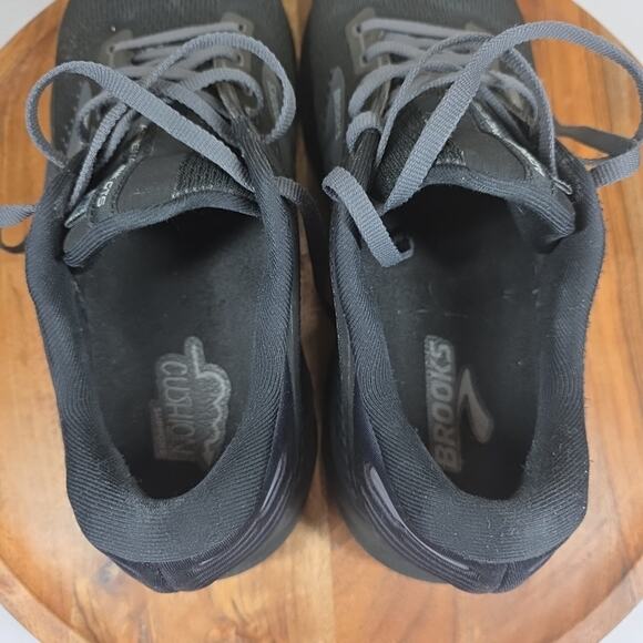 Brooks Adrenaline GTS 22 Mens Triple Black Size 11.5 Running Shoes 1103661D020 - Picture 7 of 12